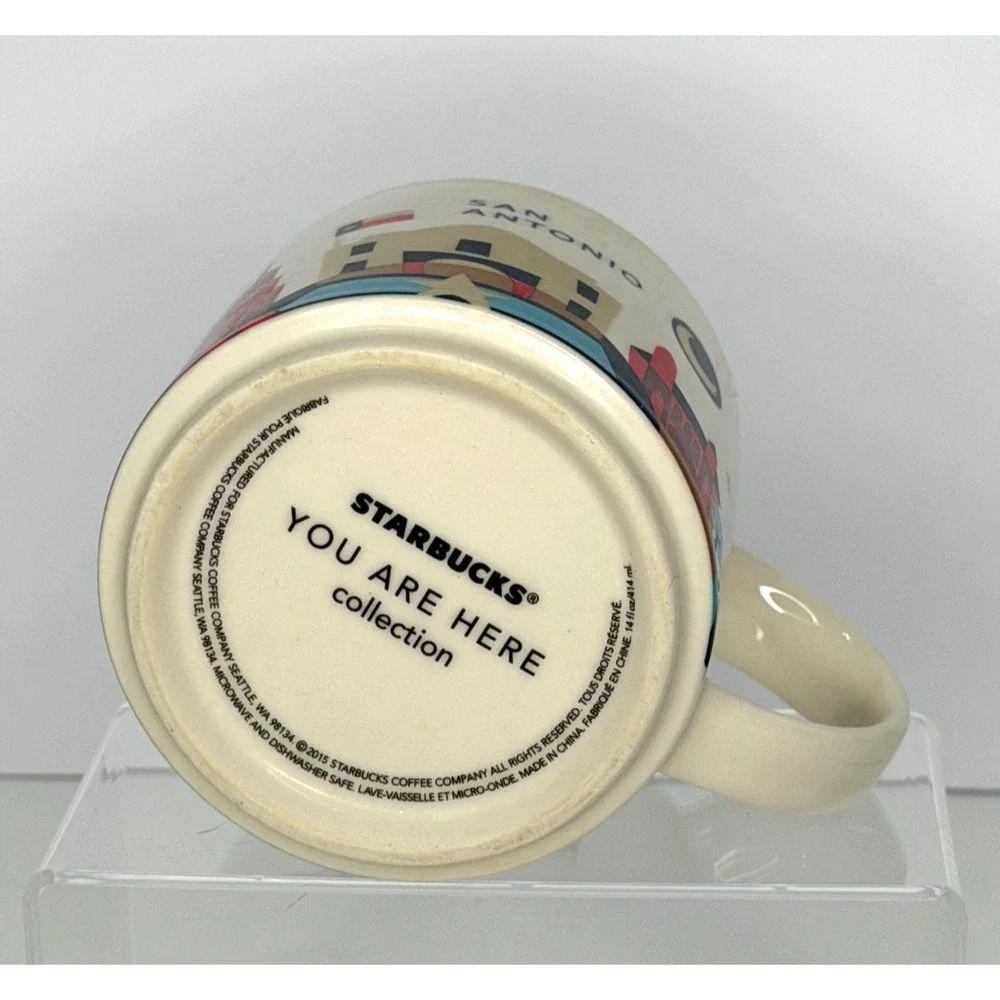 Starbucks San Antonio You Are Here Series Collection 14oz Coffee Tea Mug Cup